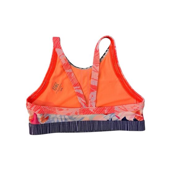 Athleta‎ Girl Sunny Flora Bikini Top Size Large 12 - Picture 3 of 3